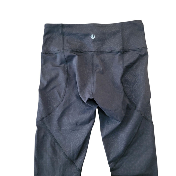 Lululemon Athletica Leggings Women's Size 4 Black Waist 24" Inseam 24" - Picture 3 of 7